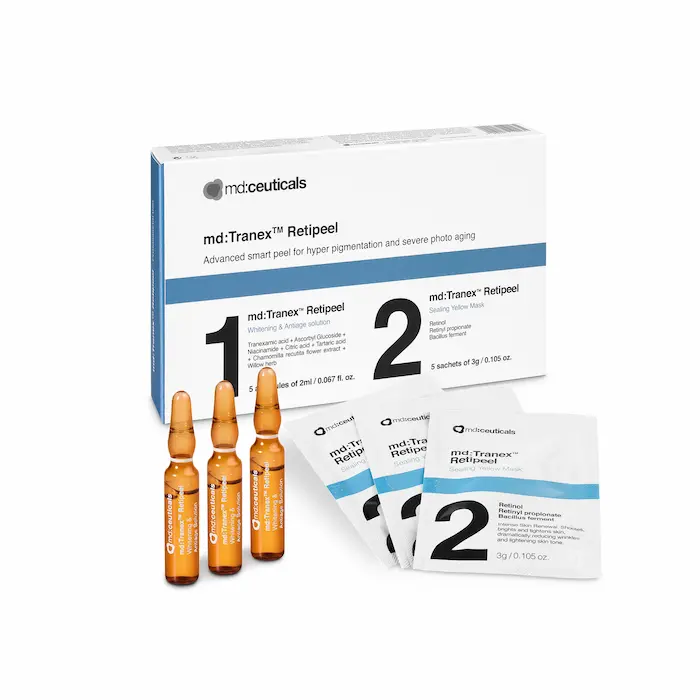 انزیم پیلینگ ترانکس رتینول ام دی 565435343