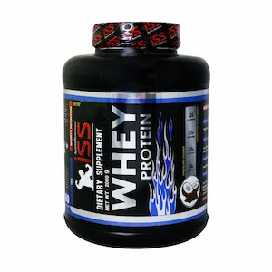 پودر وی 2000 گرمی طعم شکلات نارگیل برند ISS98956846